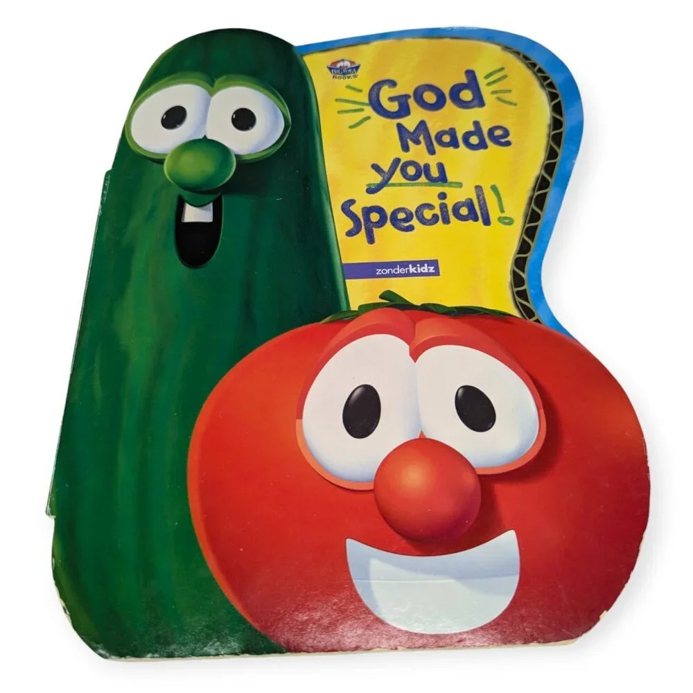 Veggie Tales Zonder Kids 2002 God Made You Special Large Board Book